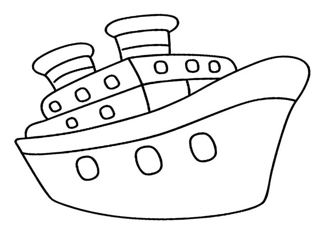 Раскраска из серии Корабли