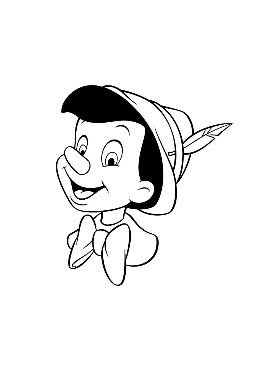 Раскраска из серии Пиноккио